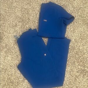 Figs Women's Blue Scrub Set